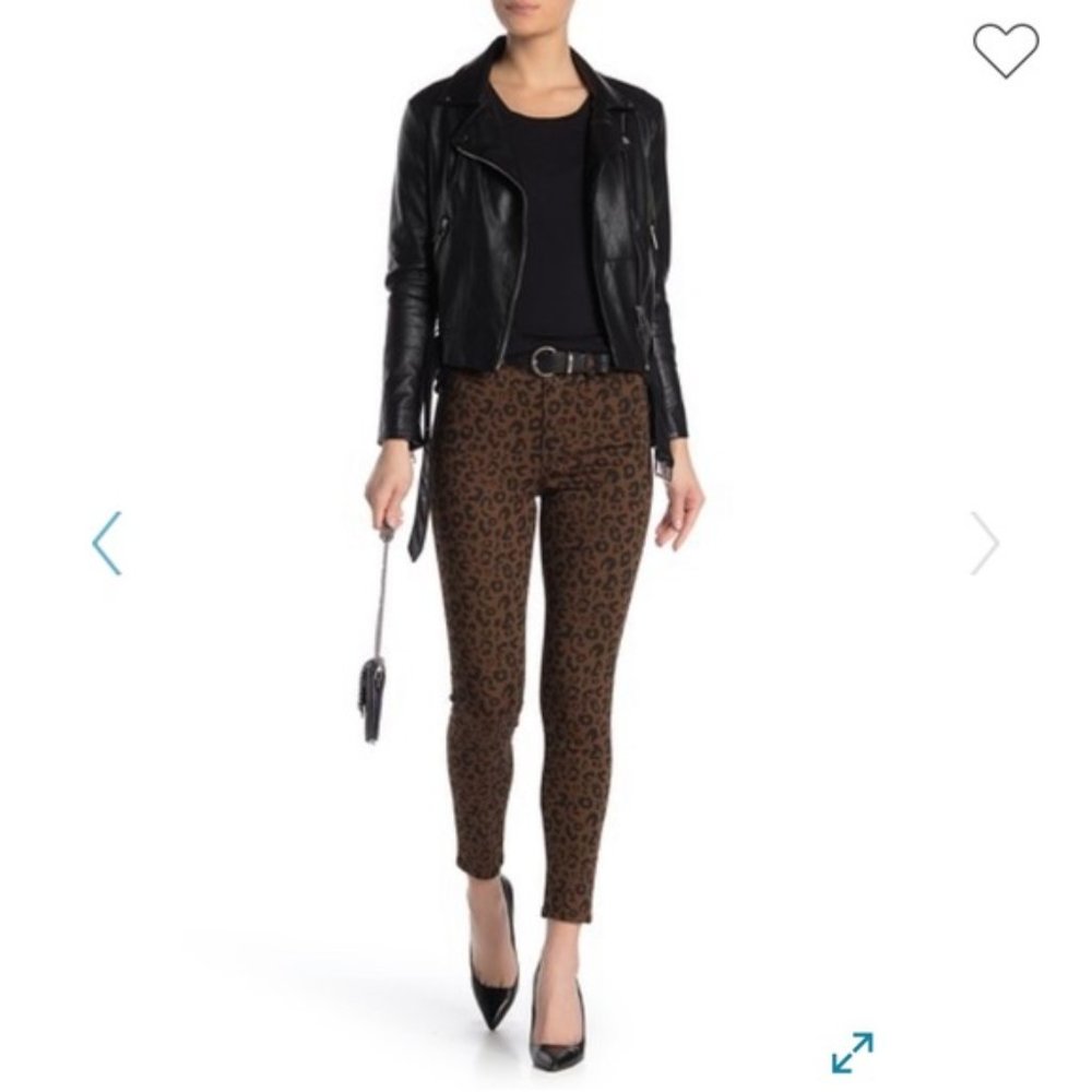 Anthro Sanctuary Leopard Print Skinny Jeans - 29